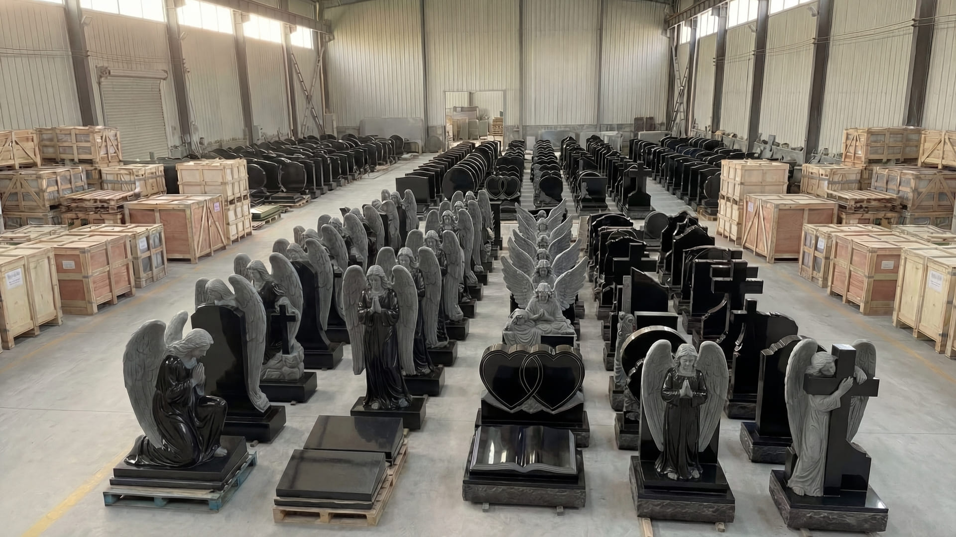 Master artisan carving stone