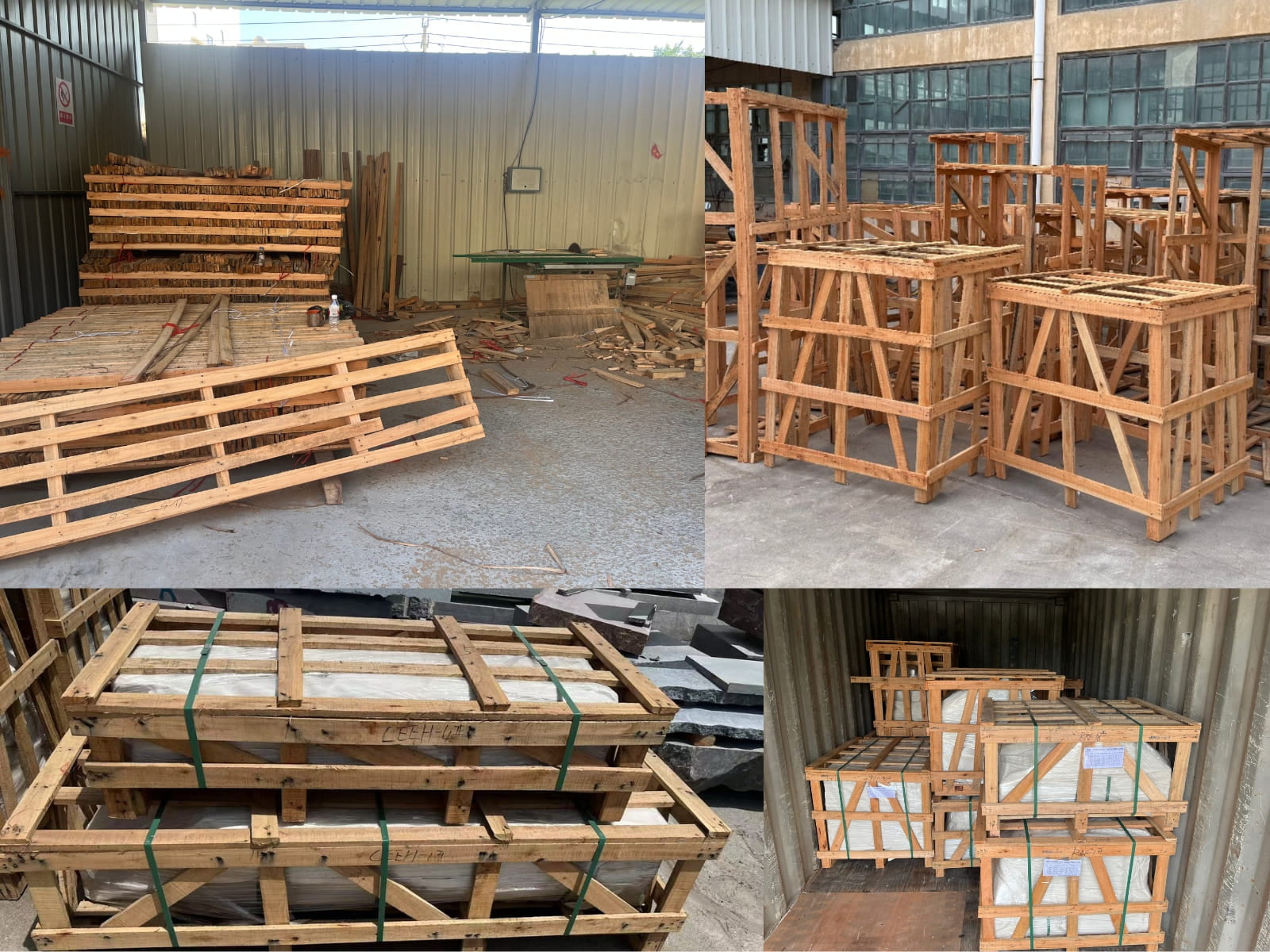 ISPM-15 Solid Timber Crates with Foam Injection 