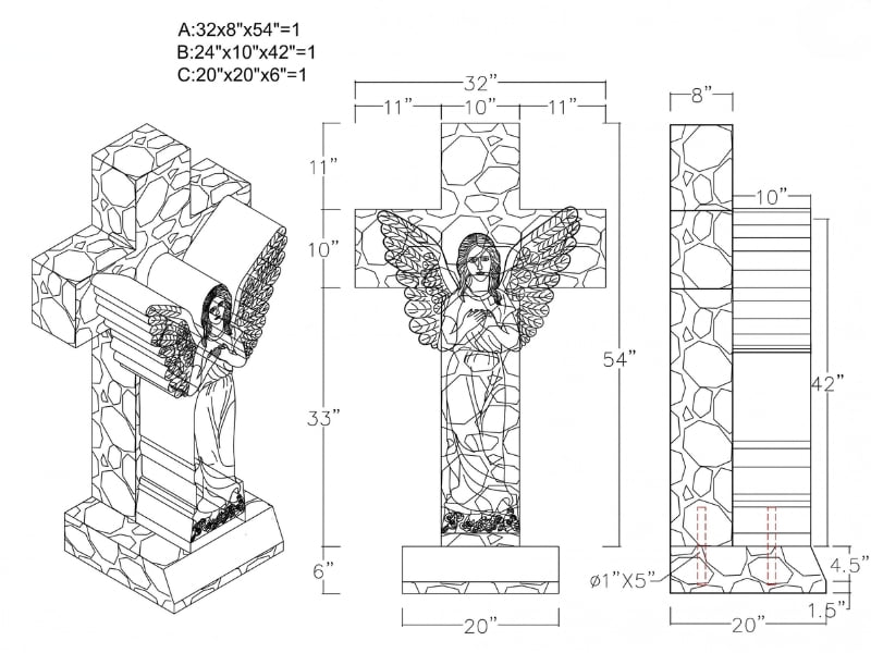 Custom Estate Memorial Draft