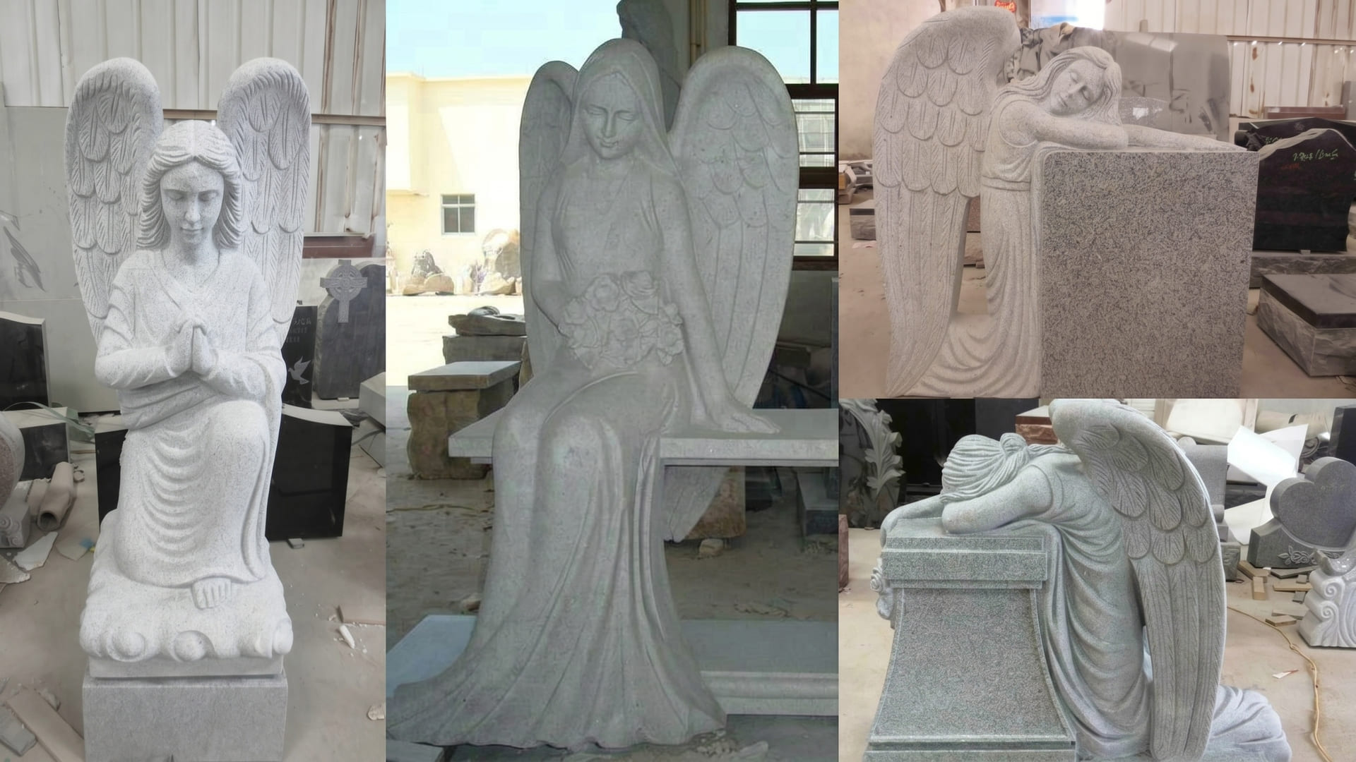 Angel Sculpted Monument