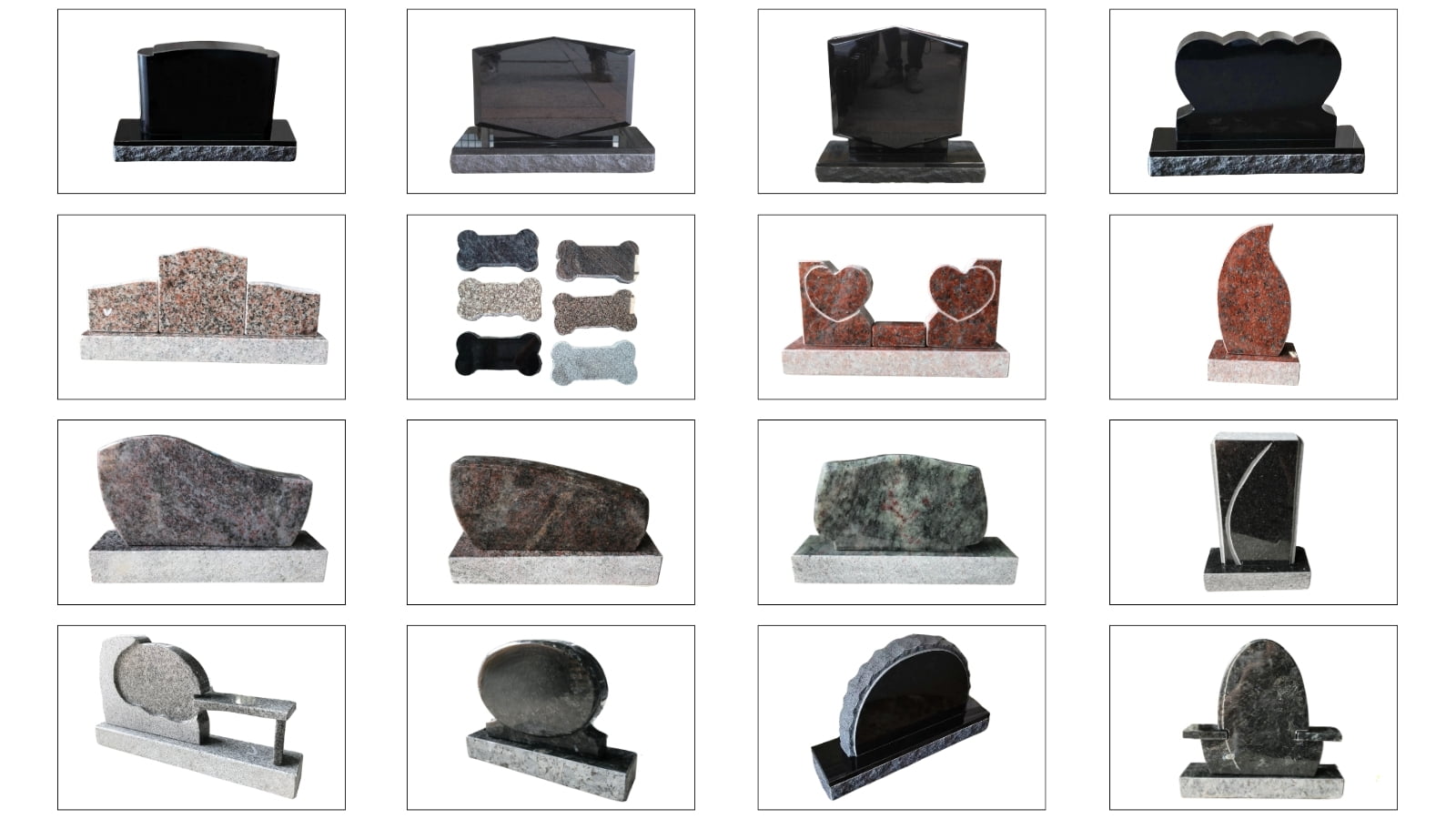 StoneMemo Wholesale Granite Monument Sample Kit